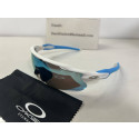 Oakley Radar Ev Path Sunglasses Polished White Frame Prizm Sapphire Lens