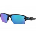 Oakley Carolina Panthers Flak® 2.0 XL sunglasses Matte Black frame Prizm Sapphire lens