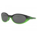 Oakley® Definition Eye Jacket™ Redux sunglasses Matte Black Fade Green frame Prizm Black lens
