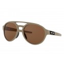 Oakley Forager sunglasses Matte Terrain Tan frame Prizm Tungsten lens