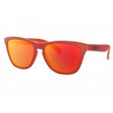 Oakley Frogskins™ Grips Collection sunglasses Matte Red frame Prizm Ruby lens