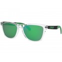 Oakley Frogskins™ Mix sunglasses Polished Clear frame Prizm Jade lens