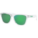 Oakley Frogskins™ XS (Youth Fit) sunglasses Polished Clear frame Prizm Jade lens