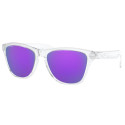 Oakley Frogskins™ XS (Youth Fit) sunglasses Polished Clear frame Prizm Violet lens