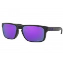 Oakley Holbrook sunglasses Matte Black frame Prizm Violet lens