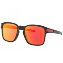 Oakley Latch™ Square (Asia Fit) sunglasses Matte Black frame Prizm Ruby lens