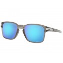 Oakley Latch™ Square (Asia Fit) sunglasses Matte Grey Ink frame Prizm Sapphire lens