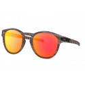 Oakley Latch™ Woodstain Collection sunglasses Rosewood frame Prizm Ruby lens
