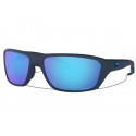 Oakley Split Shot sunglasses Matter Translucent Blue frame Prizm Sapphire Polarized lens