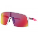 Oakley Sutro Jolt Collection sunglasses Matte White frame Prizm Road lens