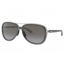 Oakley women Split Time sunglasses Onyx frame Black Grey Gradient lens