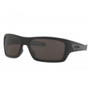 Oakley Turbine sunglasses Matte Black frame Warm Gery lens