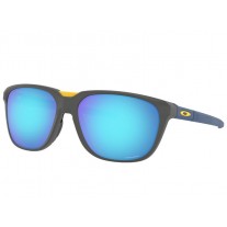 Oakley Anorak sunglasses Matte Dark Grey frame Prizm Sapphire lens