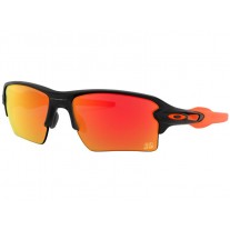 Oakley Cincinnati Bengals Flak® 2.0 XL sunglasses Matte Black frame Prizm Ruby lens