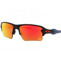 Oakley Denver Broncos Flak® 2.0 XL sunglasses Matte Black frame Prizm Ruby lens
