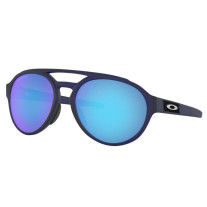 Oakley Forager sunglasses Matte Translucent Blue frame Prizm Sapphire Polarized lens