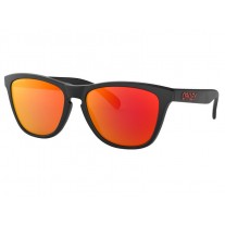 Oakley Frogskins (Asia Fit) sunglasses Matte Black frame Prizm Ruby lens