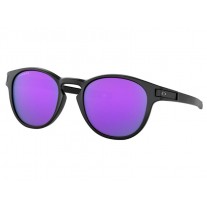 Oakley Latch™ (Asia Fit) sunglasses Matte Black frame Prizm Violet lens