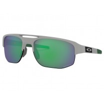 Oakley Mercenary (Asia Fit) sunglasses Matte Cool Grey frame Prizm Jade lens
