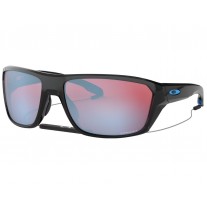 Oakley Split Shot Prizm Snow Collection sunglasses Polished Black frame Prizm Snow Sapphire lens