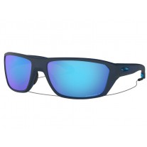 Oakley Split Shot sunglasses Matter Translucent Blue frame Prizm Sapphire Polarized lens