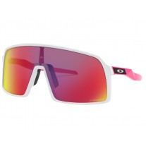 Oakley Sutro Jolt Collection sunglasses Matte White frame Prizm Road lens