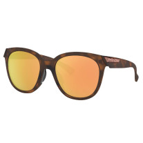Oakley women Low Key™ sunglasses Matte Brown Tortoise frame Prizm Rose Gold Polarized lens