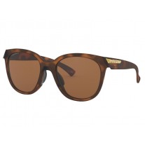 Oakley women Low Key™ sunglasses Matte Brown Tortoise frame Prizm Tungsten Polarized lens