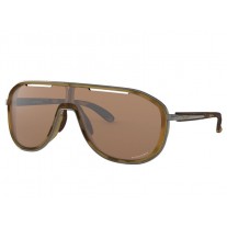 Oakley women Outpace sunglasses Matte Brown Tortoise frame Prizm Tungsten lens