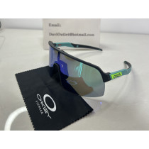 Oakley Sutro Lite Sunglasses Odyssey Collection Green Black Frame Prizm Sapphire Lens