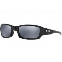 Oakley Five squared sunglasses Polished Black frame Black Iridium Polarized lens