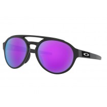Oakley Forager sunglasses Matte Black frame Prizm Violet lens