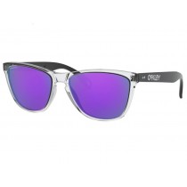 Oakley Frogskins™ 35th Anniversary (Asia Fit) sunglasses Polished Clear frame Prizm Violet lens