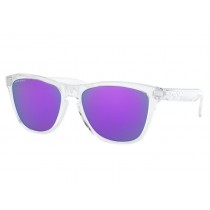 Oakley Frogskins™ sunglasses Polished Clear frame Prizm Violet lens