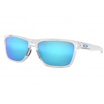 Oakley Holston sunglasses Clear frame Prizm Sapphire lens