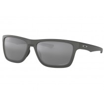 Oakley Holston sunglasses Matte Dark Grey frame Prizm Black Polarized lens