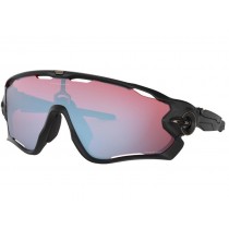 Oakley Jawbreaker™ Prizm Snow Collection sunglasses Matte Black frame Prizm Snow Sapphire lens