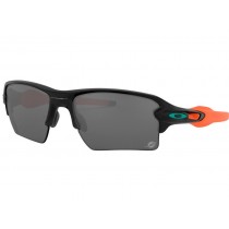 Oakley Miami Dolphins Flak® 2.0 XL sunglasses Matte Black frame Prizm Black lens