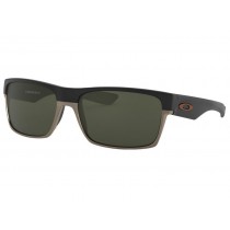 Oakley TwoFace™ (Asia Fit) sunglasses Polished Black frame Dark Grey lens