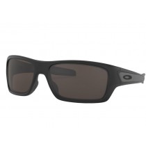 Oakley Turbine sunglasses Matte Black frame Warm Gery lens