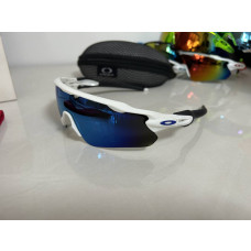 Oakley Radar® EV Path® Sunglasses Polished White Frame Prizm Blue Lense