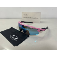 Oakley Radar EV Path OO9275 Sunglasses Pink Frame Prizm Sapphire Lens