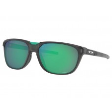 Oakley Anorak sunglasses Matte Grey Smoke frame Prizm Jade lens