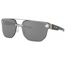 Oakley Chrystl™ sunglasses Satin Chrome frame Prizm Black lens
