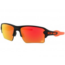 Oakley Cincinnati Bengals Flak® 2.0 XL sunglasses Matte Black frame Prizm Ruby lens