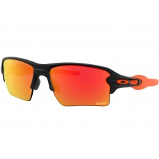 Oakley Cleveland Browns Flak® 2.0 XL sunglasses Matte Black frame Prizm Ruby lens