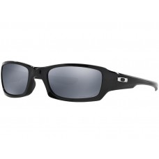 Oakley Five squared sunglasses Polished Black frame Black Iridium Polarized lens