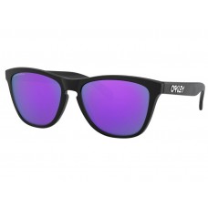 Oakley Frogskins (Asia Fit) sunglasses Matte Black frame Prizm Violet lens