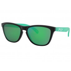 Oakley Frogskins™ Origins Collection sunglasses Matte Black frame Prizm Jade lens