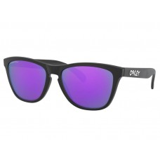 Oakley Frogskins™ sunglasses Matte Black frame Prizm Violet lens